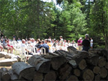Picture of a wedding ceremony held at Spirit Point